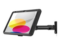 Compulocks iPad 10th-11th (A16) Gen PowerMove Swing Wall Mount Black - Monteringssats (väggfäste) - för surfplatta - vridbart - svart - skärmstorlek: 10.9" - för Apple 10.9-inch iPad (10:e generation) 827BPMIP109