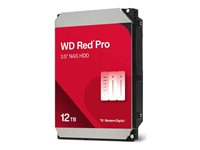 WD Red Pro WD122KFBX - Hårddisk - 12 TB - inbyggd - 3.5" - SATA 6Gb/s - 7200 rpm - buffert: 512 MB 7211312T-7050000-000-RS