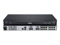 Dell DAV2216-G01 - Omkopplare för tangentbord/video/mus - 16 x KVM port(s) - 2 lokala användare - skrivbordsmodell A7485896
