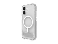 Zagg Crystal Palace Snap - Baksidesskydd för mobiltelefon - MagSafe-kompatibilitet - grafen - klar - för Apple iPhone 17 702319711
