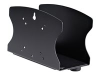 StarTech.com PC Wall Mount Bracket, For Desktop Computers Up To 40lb, Toolless Width Adjustment 1.9-7.8in (50-200mm), Heavy-Duty Steel, CPU Tower/Case Shelf/Holder, Includes Mounting Hardware and Spacers (2NS-CPU-WALL-MOUNT) - Monteringsfäste för dator till vägg/skärm (horisontell) - svart 2NS-CPU-WALL-MOUNT
