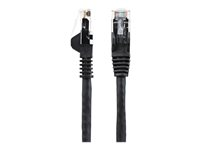 StarTech.com 10m LSZH CAT6 Ethernet Cable, 10 Gigabit Snagless RJ45 100W PoE Network Patch Cord with Strain Relief, CAT 6 10GbE UTP, Black, Individually Tested/ETL, Low Smoke Zero Halogen - Category 6 - 24AWG - Patch-kabel - RJ-45 (hane) till RJ-45 (hane) - 10 m - 6 mm - UTP - CAT 6 - hakfri - svart N6LPATCH10MBK
