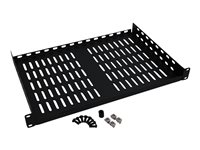 Eaton Tripp Lite Series Rack Enclosure Cabinet Cantilever Fixed Shelf 40lb Capacity 1URM - Hylla för rack - svart - 1U SRSHELF2P1U