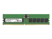 Micron - DDR5 - modul - 32 GB - DIMM 288-pin - 6400 MT/s / PC5-25600 - CL52 - registrerad - ECC MTC20F2085S1RC64BH1T