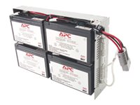 APC Replacement Battery Cartridge #23 - UPS-batteri - Bly-syra - svart - för P/N: SUA1000R2ICH, SUA1000RM2UTW, SUA1000RMI2U(P), SUA1000RMI2U-3XW, SUA1000RMI2U-5XW RBC23