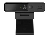 Cisco Webex Desk Camera - Webbkamera - färg - 13.000.000 pixlar - ljud - kabelanslutning - USB-C - MJPEG, YUY2, NV12 CD-DSKCAM-C-WW
