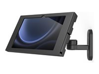 Compulocks Galaxy Tab S9/S9FE 10.9" Apex Enclosure Swing Wall Mount Black - Monteringssats - svängarm, synlig kamera och sensorer fram/bak - för surfplatta - låsbar - metallram - svart - skärmstorlek: 10.9" - väggmonterbar - för Samsung Galaxy Tab S10 FE, Tab S10 Lite, Tab S11, Tab S9, Tab S9 FE 827B109GAPXB