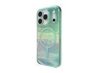 ZAGG Milan Snap - Baksidesskydd för mobiltelefon - MagSafe-kompatibilitet - grafen - iriserande oljeslick - för Apple iPhone 17 Pro 702319010