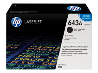 HP 643A - Svart - original - LaserJet - tonerkassett (Q5950A) - för Color LaserJet 4700, 4700dn, 4700dtn, 4700n, 4700ph+ Q5950A