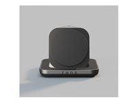 ZENS Nightstand Charger Pro 2 - Trådlöst laddställ + växelströmsadapter - 15 watt - svart ZEDC32B/00