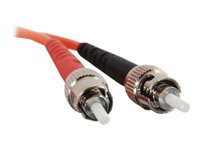 C2G Low-Smoke Zero-Halogen - Patch-kabel - ST-läge (multi-mode) (hane) till ST-läge (multi-mode) (hane) - 1 m - fiberoptisk - 62,5/125 mikron - orange 85207