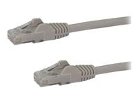 StarTech.com Cat6-patchkabel med hakfria RJ45-kontakter ? 5 m, grå - Patch-kabel - RJ-45 (hane) till RJ-45 (hane) - 5 m - UTP - CAT 6 - hakfri - grå N6PATC5MGR