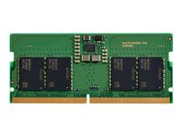HP - DDR5 - modul - 8 GB - SO DIMM 262-pin - 5600 MHz / PC5-44800 - 1.1 V - för EliteBook 840 G10 Notebook, 865 G10 Notebook 83P90AA