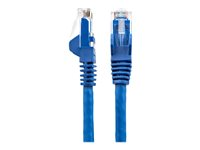StarTech.com 10m LSZH CAT6 Ethernet Cable, 10 Gigabit Snagless RJ45 100W PoE Network Patch Cord with Strain Relief, CAT 6 10GbE UTP, Blue, Individually Tested/ETL, Low Smoke Zero Halogen - Category 6 - 24AWG - Patch-kabel - RJ-45 (hane) till RJ-45 (hane) - 10 m - 6 mm - UTP - CAT 6 - hakfri - blå N6LPATCH10MBL