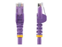StarTech.com 3m CAT6 Ethernet Cable, 10 Gigabit Snagless RJ45 650MHz 100W PoE Patch Cord, CAT 6 10GbE UTP Network Cable w/Strain Relief, Purple, Fluke Tested/Wiring is UL Certified/TIA - Category 6 - 24AWG (N6PATC3MPL) - Nätverkskabel - RJ-45 (hane) till RJ-45 (hane) - 3 m - UTP - CAT 6 - hakfri, tvinnad - lila N6PATC3MPL