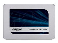 Crucial MX500 - SSD - krypterat - 2 TB - inbyggd - 2.5" - SATA 6Gb/s - 256 bitars AES - TCG Opal Encryption 2.0 CT2000MX500SSD1