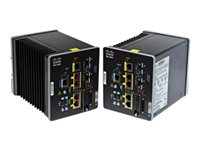 Cisco Industrial Security Appliance 3000 - Switch - L3 - Administrerad - 2 x 10/100/1000 + 2 x Gigabit SFP - DIN-skenmonterbar - Likström - TAA-kompatibel ISA-3000-2C2F-K9=