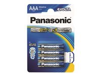 Panasonic Evolta - Batteri 4 x AAA / LR03 - alkaliskt 00266499
