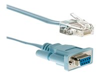 Cisco - Seriell kabel - RJ-45 (hane) till DB-9 (hona) - 1.8 m - för Cisco 28XX, 28XX 2-pair, 28XX 4-pair, 28XX V3PN; Catalyst 2960 CAB-CONSOLE-RJ45=