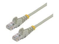 StarTech.com Cat5e patchkabel med hakfria RJ45-kontakter ? 1 m, grå - Patch-kabel - RJ-45 (hane) till RJ-45 (hane) - 1 m - UTP - CAT 5e - formpressad, hakfri - grå 45PAT1MGR