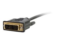 C2G 0.5m (1.6ft) HDMI to DVI Cable - HDMI to DVI-D Adapter Cable - 1080p - Adapterkabel - DVI-D hane till HDMI hane - 50 cm - skärmad - svart 42513