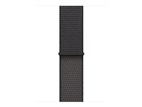 Apple - Slinga för smart klocka - 42mm - 130 - 200 mm - mörkgrå - för Watch Hermès Series 7, Hermès Series 9, SE 3, Series 10, Series 11, Series 8, Series 9 MFFG4ZM/A