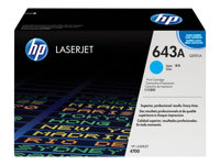 HP 643A - Cyan - original - LaserJet - tonerkassett (Q5951A) - för Color LaserJet 4700, 4700dn, 4700dtn, 4700n, 4700ph+ Q5951A