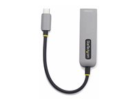 StarTech.com 2.5GbE USB-C to Ethernet Adapter - Nätverksadapter - USB-C 3.2 Gen 1 / Thunderbolt 3 - 10M/100M/1G/2.5 Gigabit Ethernet + USB-C 3.2 Gen 1 - rymdgrå 2GPD3-USB-C-ETHERNET