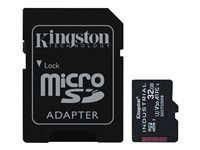 Kingston Industrial - Flash-minneskort (adapter, microSDHC till SD inkluderad) - 32 GB - A1 / Video Class V30 / UHS-I U3 / Class10 - microSDHC UHS-I SDCIT2/32GB