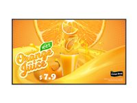 LG 43UH5Q-E - 43" Diagonal klass UH5Q Series LED-bakgrundsbelyst LCD-skärm - digital skyltning med integrerat Pro:Idiom - webOS - 4K UHD (2160p) 3840 x 2160 - kant-LED - svart 43UH5Q-E