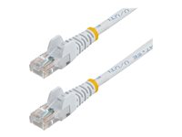 StarTech.com 10m White Cat5e / Cat 5 Snagless Ethernet Patch Cable 10 m - Patch-kabel - RJ-45 (hane) till RJ-45 (hane) - 10 m - UTP - CAT 5e - hakfri - vit 45PAT10MWH