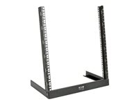 Eaton Tripp Lite Series 12U 2 Post Open Frame Desktop Rack Server Cabinet Free Standing - Rack öppen ram - 2 stolpar - svart - 12U - 19" SR2POST12