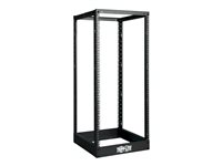 Eaton Tripp Lite Series 25U 4-Post Open Frame Rack Cabinet Square Holes 1000lb Capacity - Rack öppen ram - svart - 25U SR4POST25