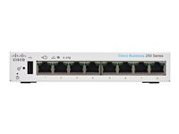 Cisco Business 250 Series CBS250-8T-D - Switch - L3 - smart - 8 x 10/100/1000 - skrivbordsmodell CBS250-8T-D-EU