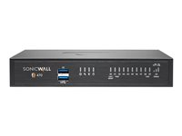 SonicWall TZ470 - Advanced Edition - säkerhetsfunktion - med 1 års TotalSecure - 1GbE, 2.5GbE - skrivbord 02-SSC-6794