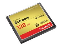 SanDisk Extreme - Flash-minneskort - 128 GB - 567x - CompactFlash SDCFXSB-128G-G46