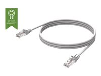 Vision Techconnect - Nätverkskabel - RJ-45 (hane) till RJ-45 (hane) - 2 m - UTP - CAT 6 - startad - vit TC 2MCAT6