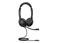 Jabra Evolve2 30 SE MS Stereo - Headset - på örat - kabelansluten - USB-C, USB-A - ljudisolerande - Certifierad för Microsoft-teams 23189-999-779