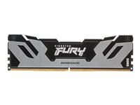 Kingston FURY Renegade - DDR5 - modul - 32 GB - DIMM 288-pin - 6400 MT/s / PC5-51200 - CL32 - 1.4 V - ej buffrad - on-die ECC - svart, silver KF564C32RS-32