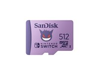 SanDisk - Flash-minneskort - 512 GB - Video Class V30 / UHS-I U3 - mikroSDXC UHS-I SDSQXAO-512G-GN6ZK