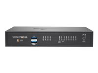 SonicWall TZ270 - Essential Edition - säkerhetsfunktion - 1GbE - SonicWall säkerhetsuppgradering, plusprogram (3 år) - skrivbord 02-SSC-6847