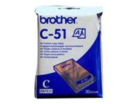 Brother C-51 - A7 (74 x 105 mm) 30 stk papperskassett - för m-PRINT MW-100, MW-120 C51