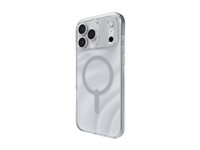 ZAGG Milan Snap - Baksidesskydd för mobiltelefon - MagSafe-kompatibilitet - grafen - virvlande glitter - för Apple iPhone 17 Pro Max 702318995