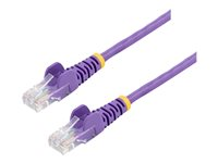StarTech.com 10m Purple Cat5e / Cat 5 Snagless Ethernet Patch Cable 10 m - Patch-kabel - RJ-45 (hane) till RJ-45 (hane) - 10 m - UTP - CAT 5e - hakfri - lila 45PAT10MPL