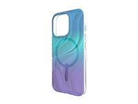 ZAGG Milan Snap - Baksidesskydd för mobiltelefon - MagSafe-kompatibilitet - grafen - deep aurora - för Apple iPhone 16 Pro 702315108