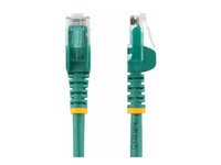 StarTech.com 7.5m CAT6 Ethernet Cable, 10 Gigabit Snagless RJ45 650MHz 100W PoE Patch Cord, CAT 6 10GbE UTP Network Cable w/Strain Relief, Green, Wiring is UL Certified/TIA - Category 6 - 24AWG (N6PATC750CMGN) - Patch-kabel - RJ-45 (hane) till RJ-45 (hane) - 7.5 m - UTP - CAT 6 - hakfri - grön N6PATC750CMGN