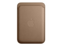 Apple - Plånbok för mobiltelefon/kreditkort - MagSafe-kompatibilitet - mikrotwill, FineWoven - mullvad - för iPhone 12, 13, 14, 15 MT243ZM/A