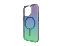 ZAGG Milan Snap - Baksidesskydd för mobiltelefon - MagSafe-kompatibilitet - grafen - ravensfjäder - för Apple iPhone 16 Pro 702315116