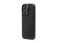 ZAGG Manhattan Snap - Baksidesskydd för mobiltelefon - MagSafe-kompatibilitet - silikon, grafen - svart - för Apple iPhone 16 Pro 702315196