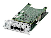 Cisco Fourth-Generation Network Interface Module - Röst/faxmodul - analoga portar: 4 - för P/N: ISR4321-PM20, ISR4331-PM20, ISR4351-PM20, ISR4431-PM20, ISR4461-K9-CAP, ISR4461-PM20 NIM-4FXO=